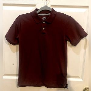 Collard Boys Polo Shirt - YOUTH 10/12 Burgundy